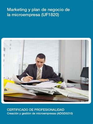 cover image of UF1820--Marketing y plan de negocio de la microempresa